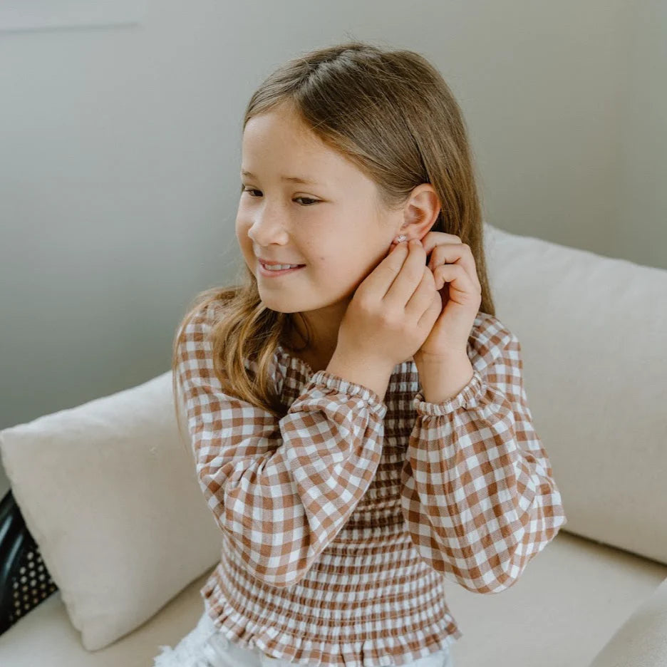 SILVER LININGS // Kids Unicorn Enamel Studs