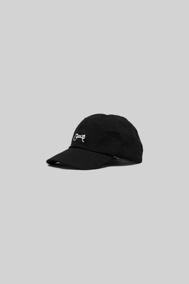 CRATE // Unisex Scripted Cap BLACK