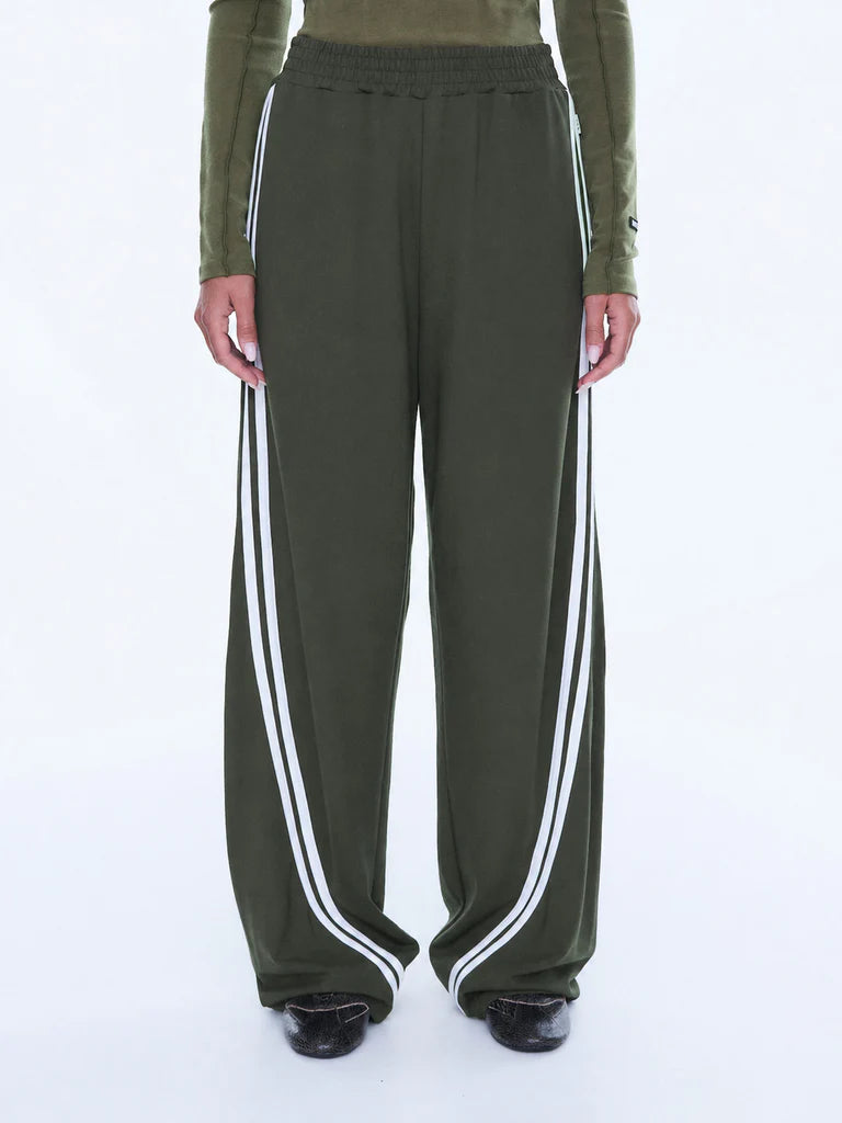 ENA PELLY // Valentina Stripe Pant OLIVE