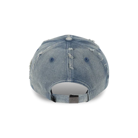 Distressed Denim Dad Cap ACID WASH BLUE
