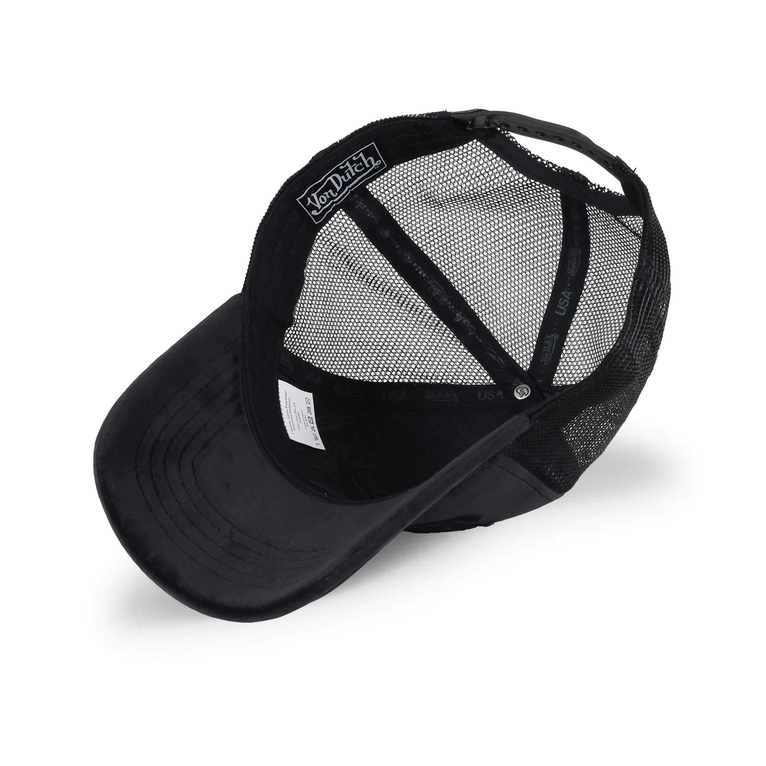 Signature Velvet Trucker Cap BLACK