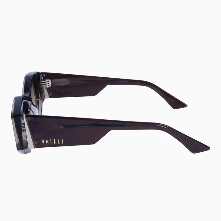 VALLEY // Valiant SMOKY QUARTZ FADE w. GUN METAL / BROWN GRADIENT LENS