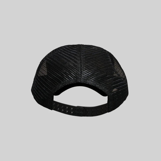 CRATE // Varsity Trucker Cap BLACK