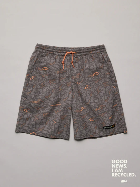 JAF // Volley Shorts CHARCOAL DIGI CAMO