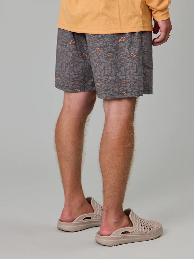JAF // Volley Shorts CHARCOAL DIGI CAMO