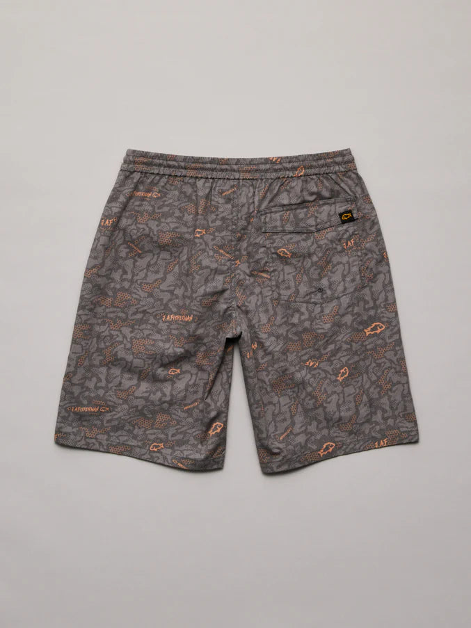 JAF // Volley Shorts CHARCOAL DIGI CAMO