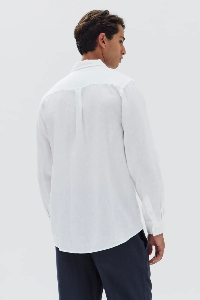 ASSEMBLY LABEL // Casual Long Sleeve Shirt WHITE