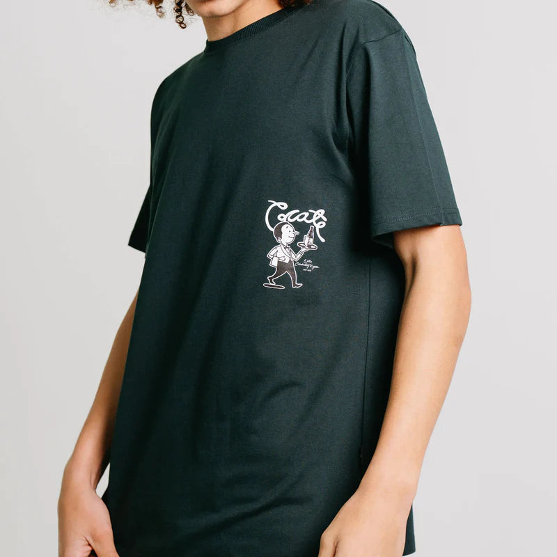 CRATE // Willie The Waiter Beer Hug Tee PINE