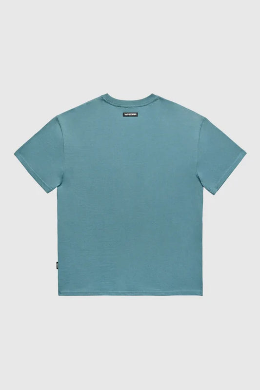 WNDRR // Motif Box Fit Tee DUSK BLUE