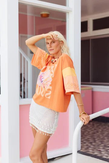 ONLY LOVERS LEFT // Wavy Baby Boxy Tee