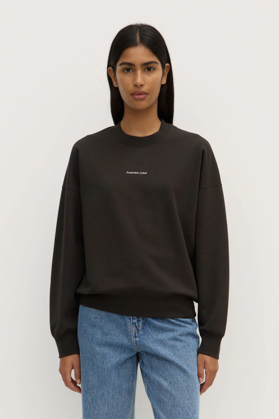 ASSEMBLY LABEL // Atelier Logo Fleece WASHED BLACK