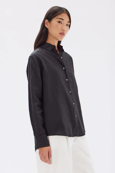 ASSEMBLY LABEL // Xander Shirt BLACK