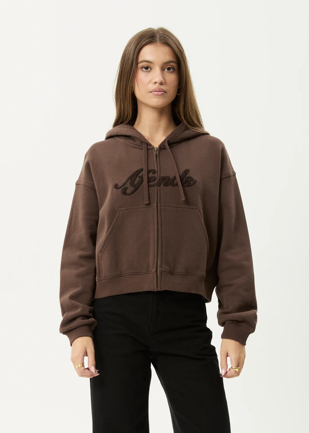 AFENDS // Kourt Zip Hood COFFEE