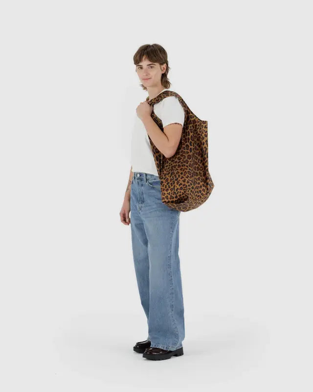 BAGGU // Big Baggu Reusable Bag LEOPARD