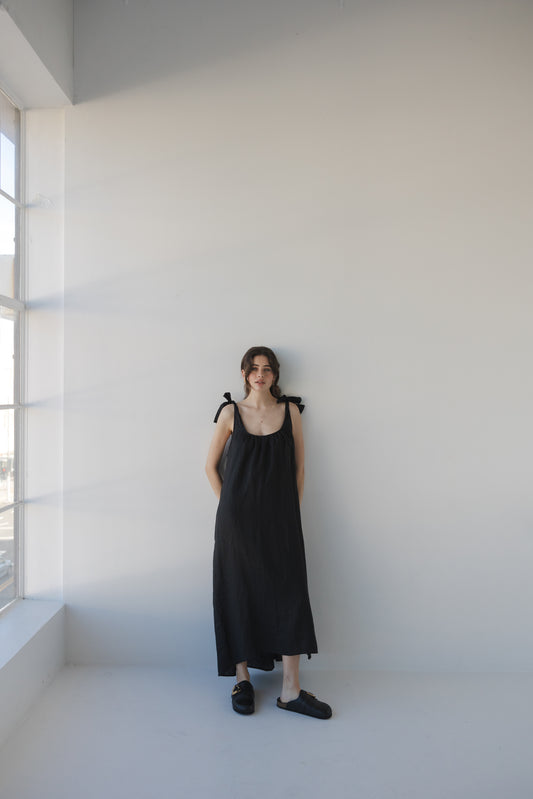 S O P H I E // Bows Dress BLACK