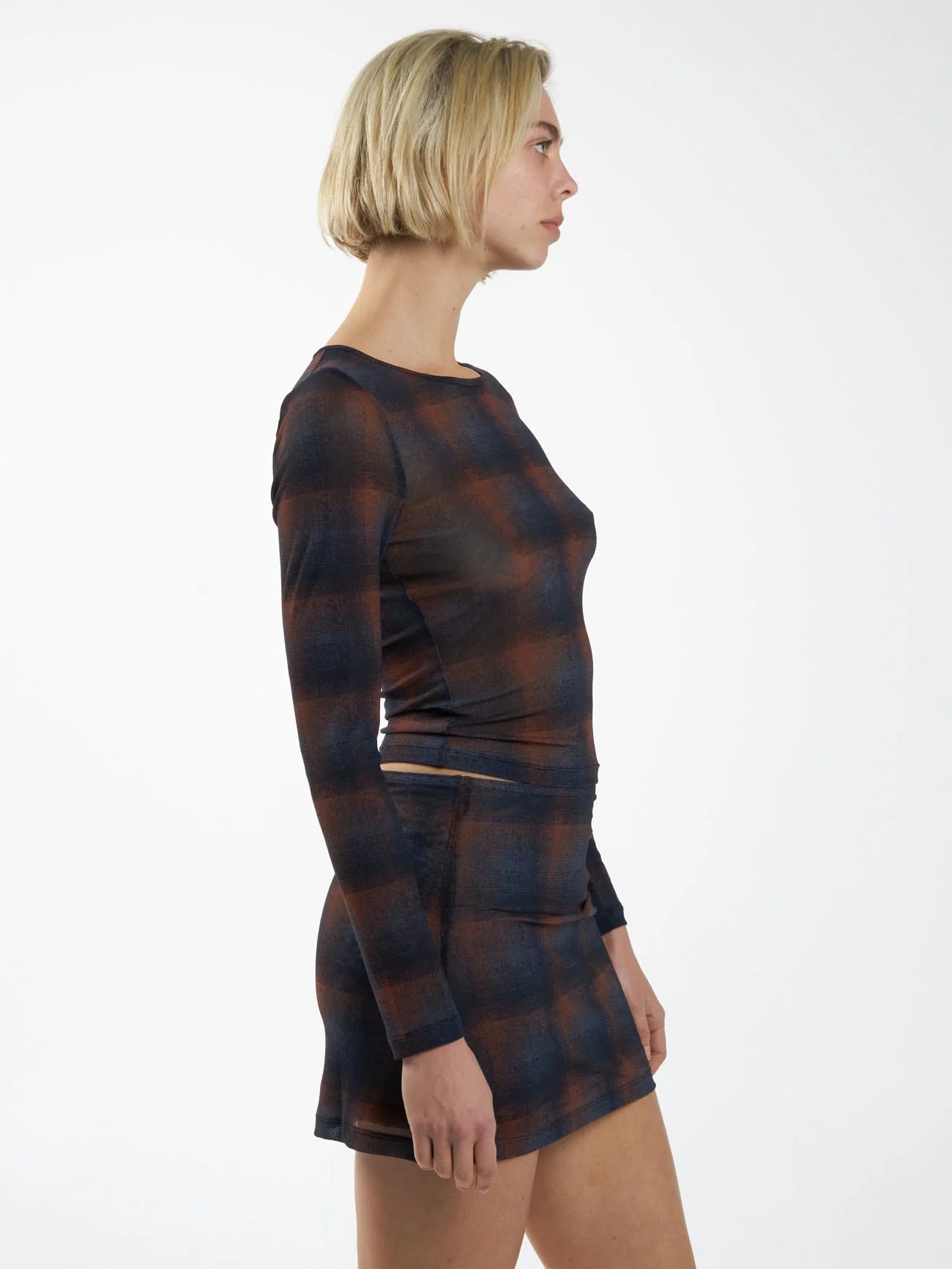 THRILLS // Enmesh Top MIDNIGHT BLUE