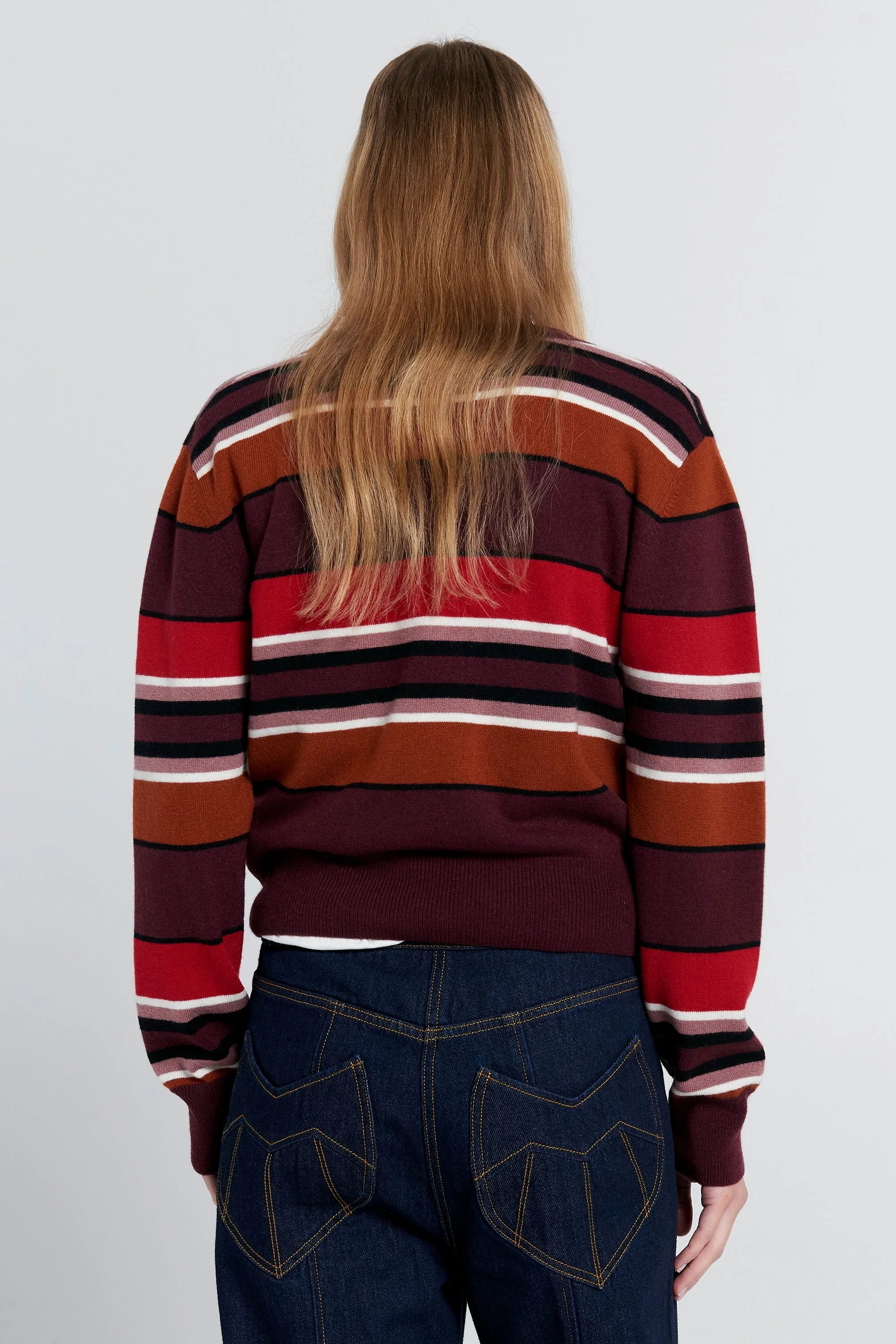 Colette Sweater POPPY STRIPE