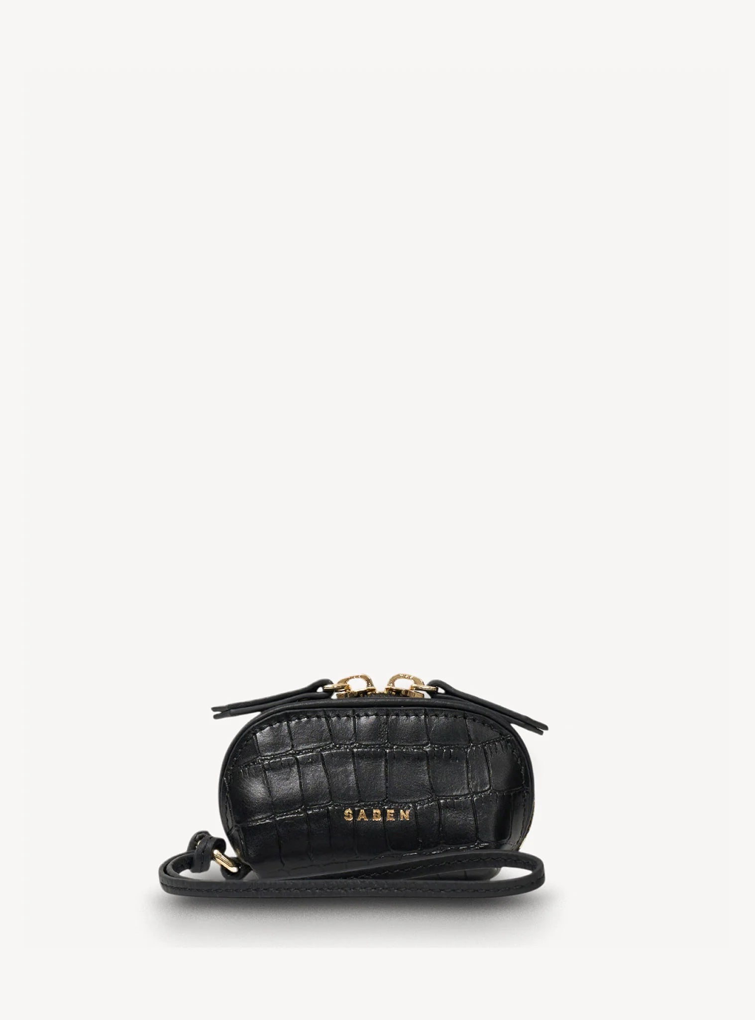 Tarin Pouch BLACK CROC