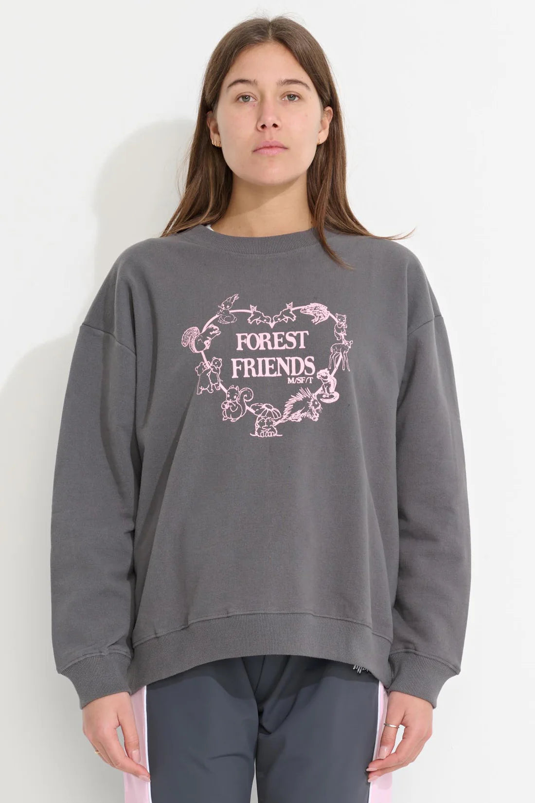 MISFIT // Forest Friends OS Crew CHARCOAL