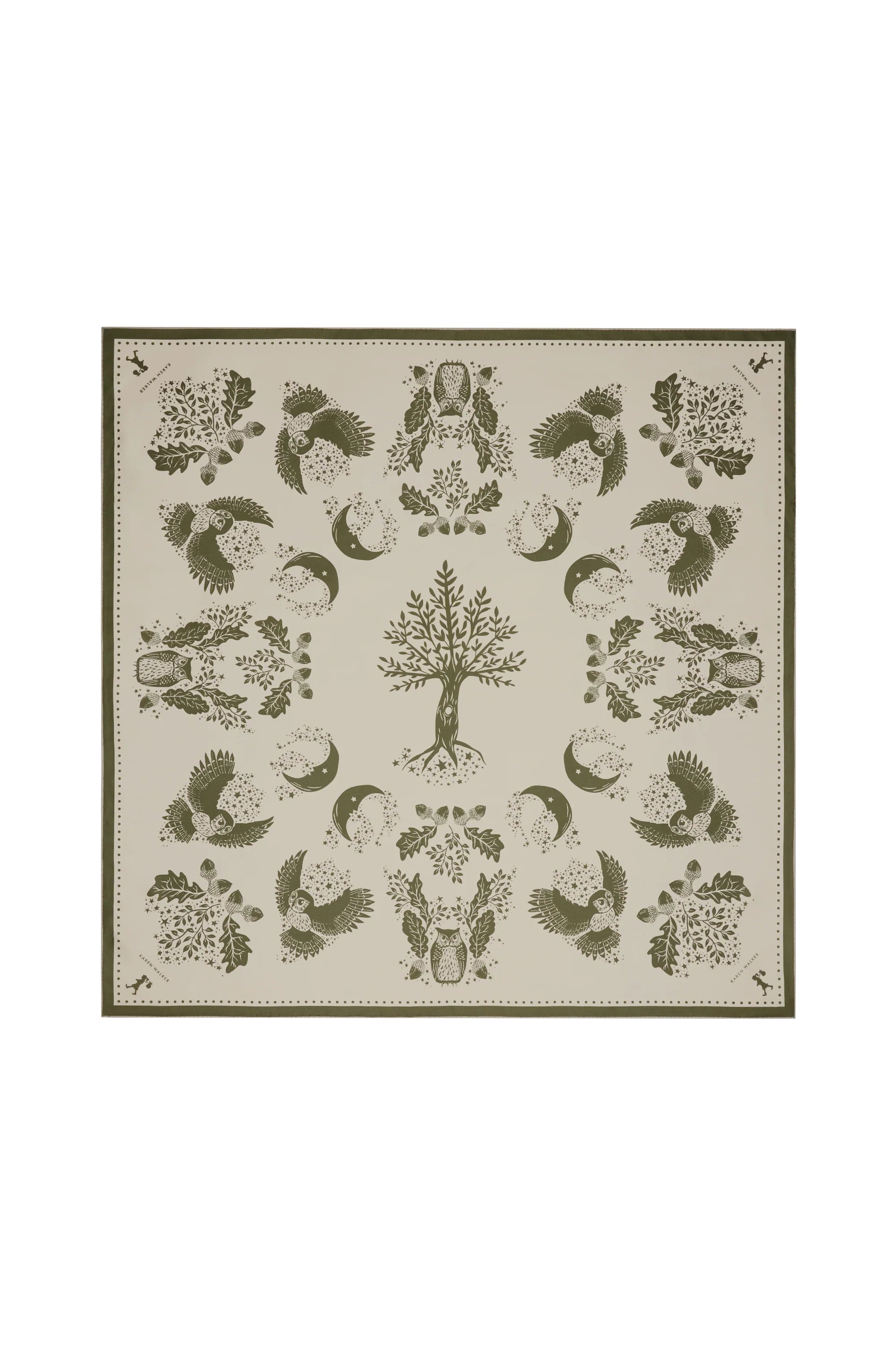 KAREN WALKER // Night Owl Scarf NATURAL