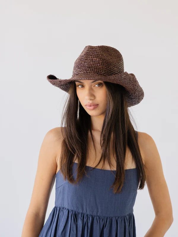Cowboy Raffia Hat EARTH