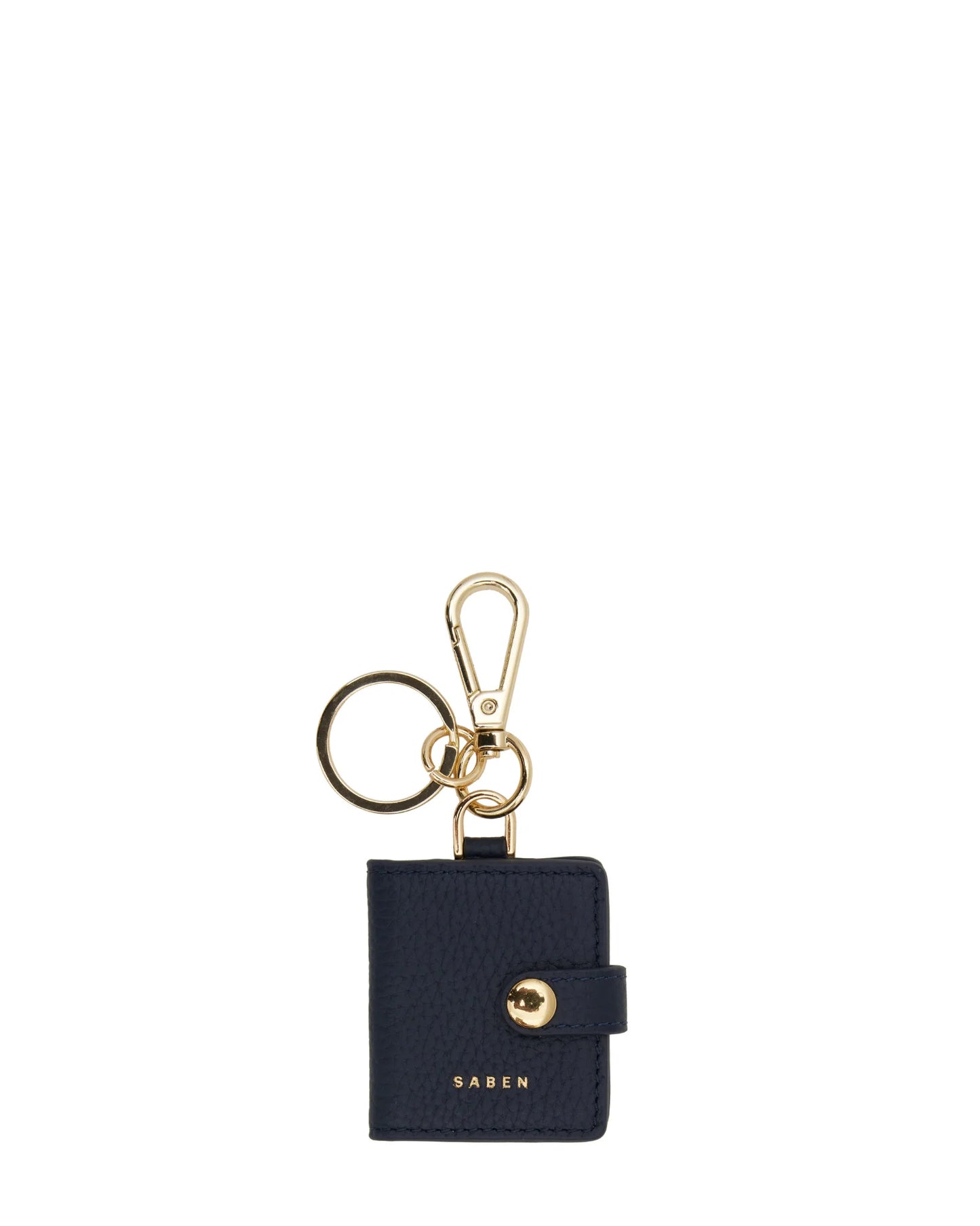 SABEN // Charm Keyring Photo Locket MIDNIGHT BLUE