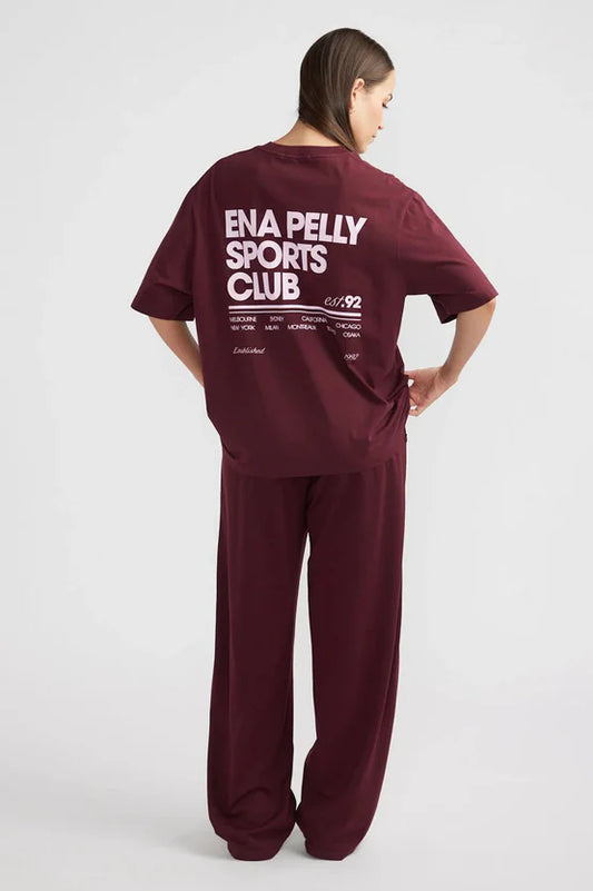 ENA PELLY // 92 Sport Tee CHERRY COLA