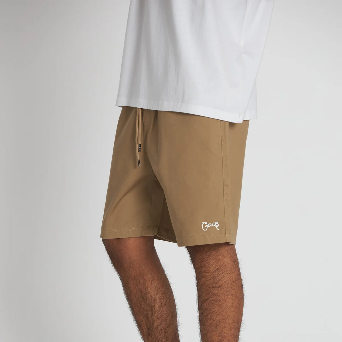 CRATE // Scripted Stamp Walk Shorts COFFEE