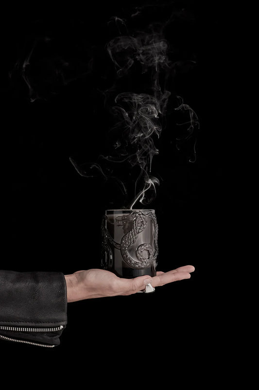 STOLEN GIRLFRIENDS CLUB // Beach Daze Candle BLACK COATED GLASS