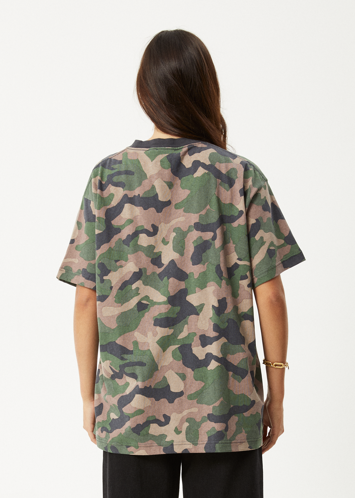 AFENDS // Hidden Boxy T-Shirt CAMO