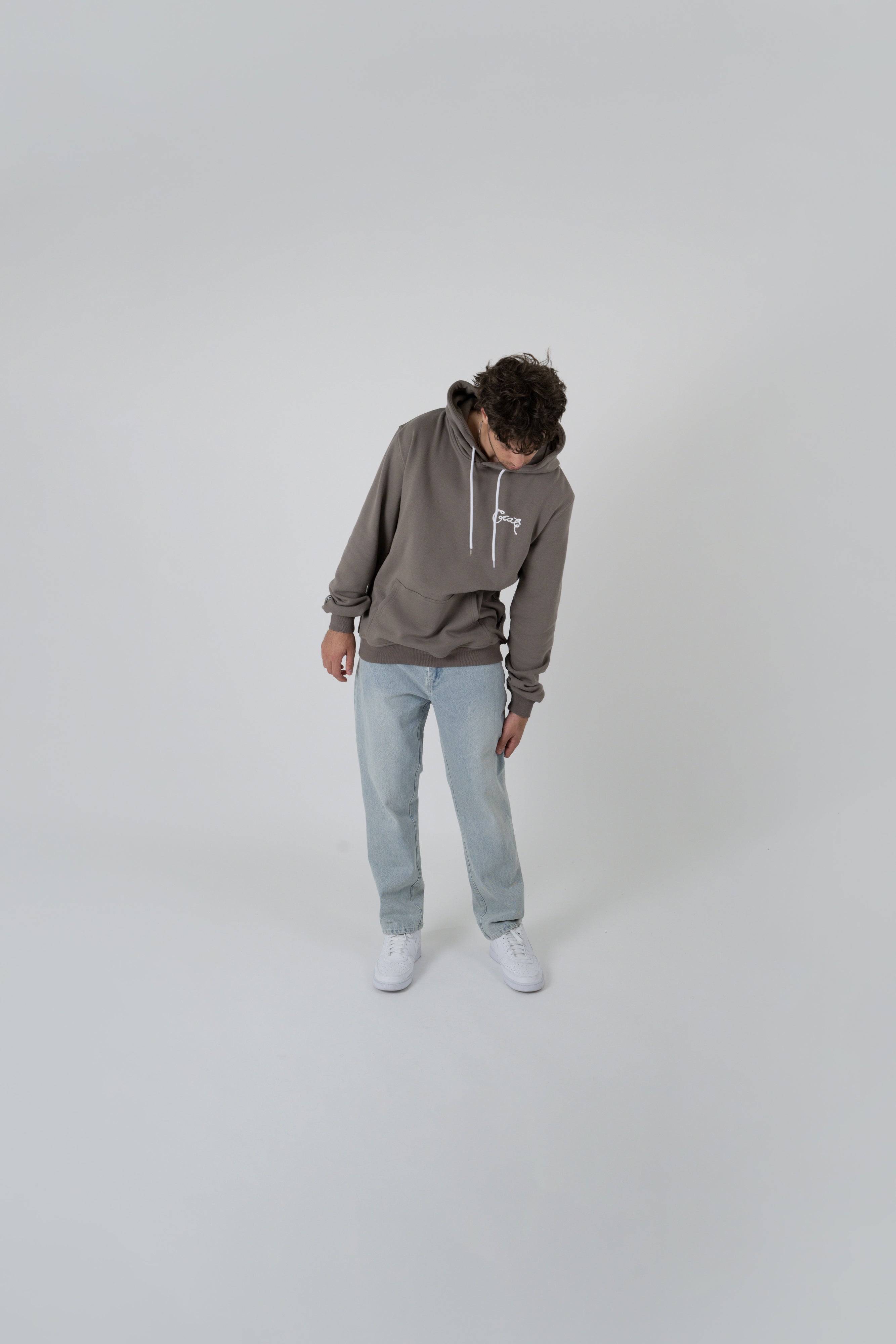 CRATE // Scripted Superfleece Hoodie SEAGRASS
