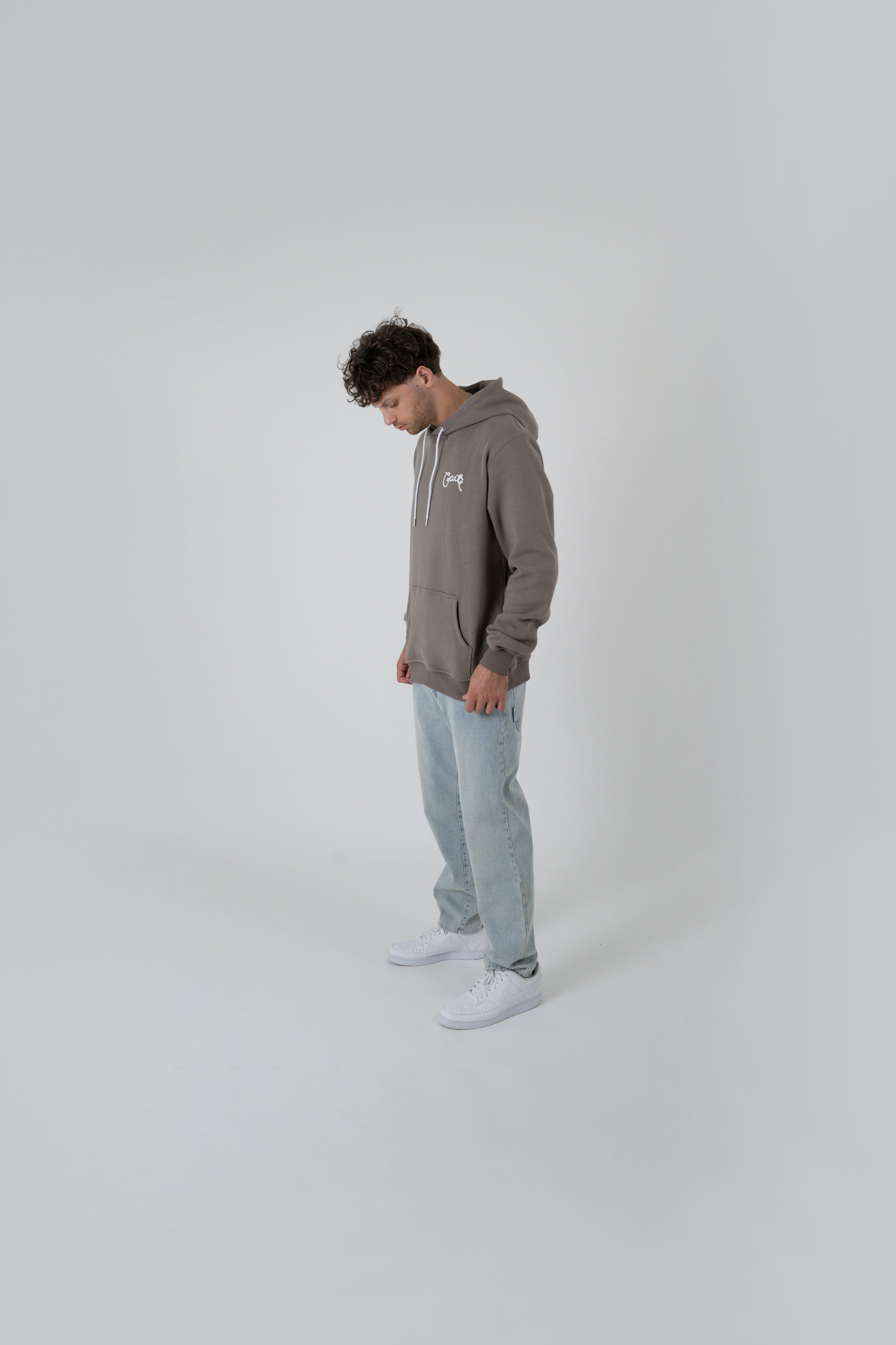 CRATE // Scripted Superfleece Hoodie SEAGRASS