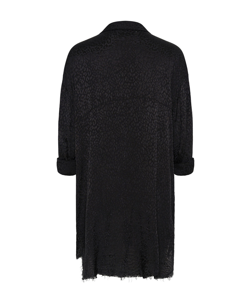 ONE TEASPOON // Dirty Angel Longline Shirt BLACK