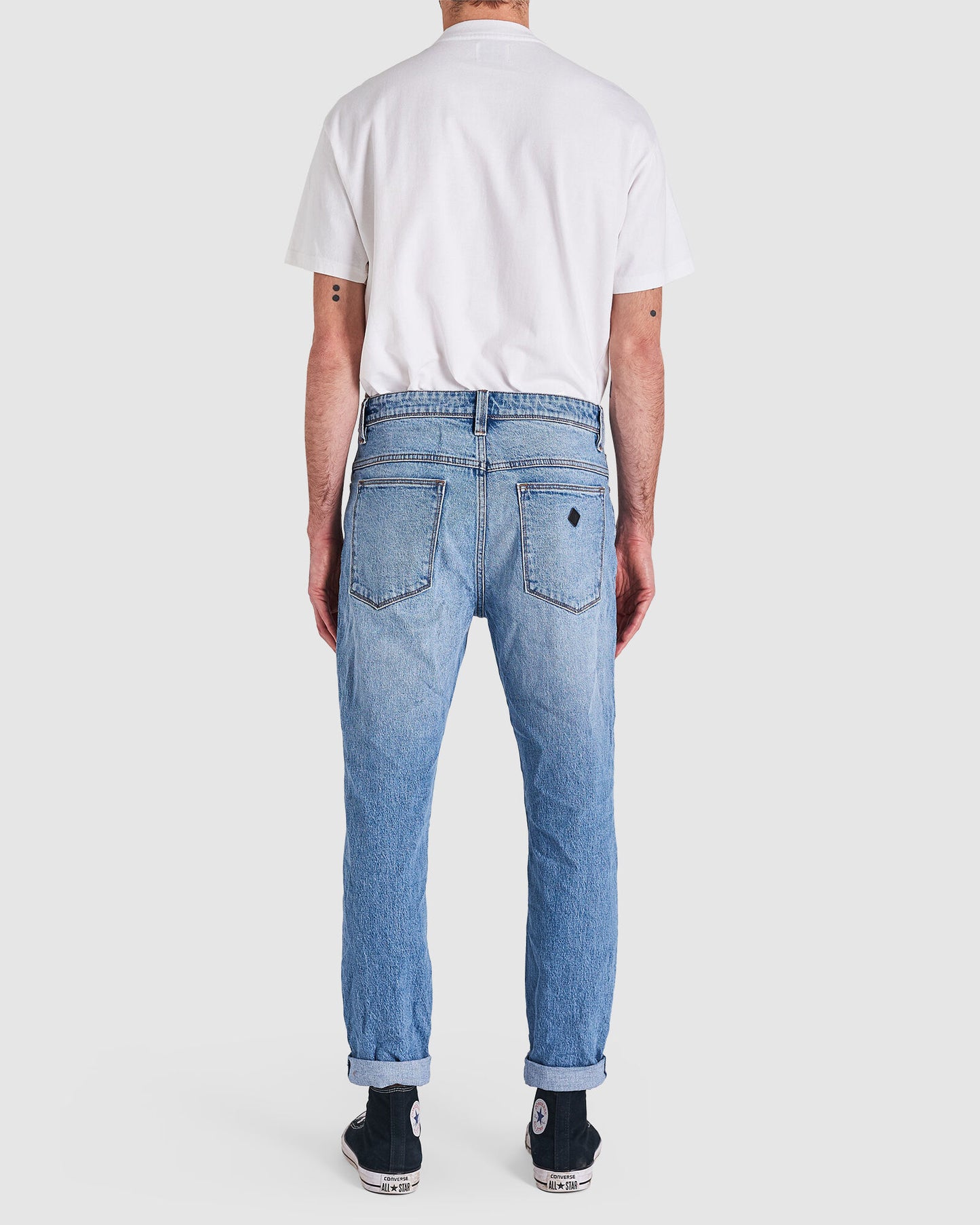 ABRAND // A Dropped Slim Jean DEXTER BLUE