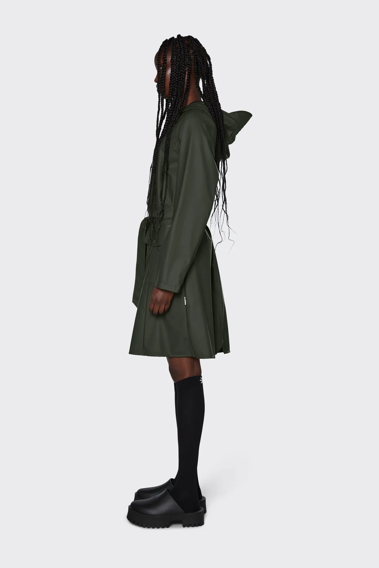 RAINS // Curve Jacket GREEN