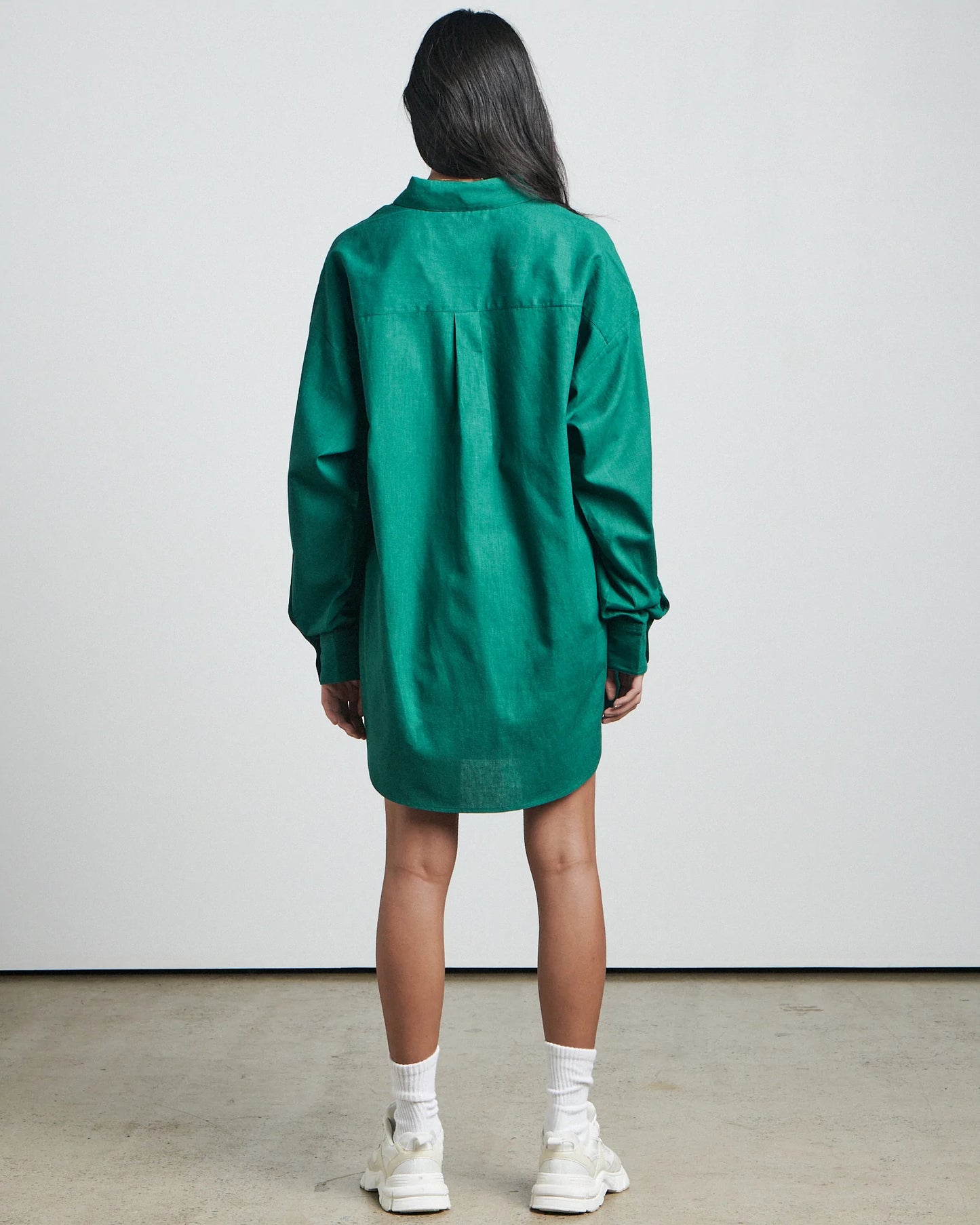 CHARLIE HOLIDAY BARE // The Long Sleeve Shirt PALM LEAF GREEN