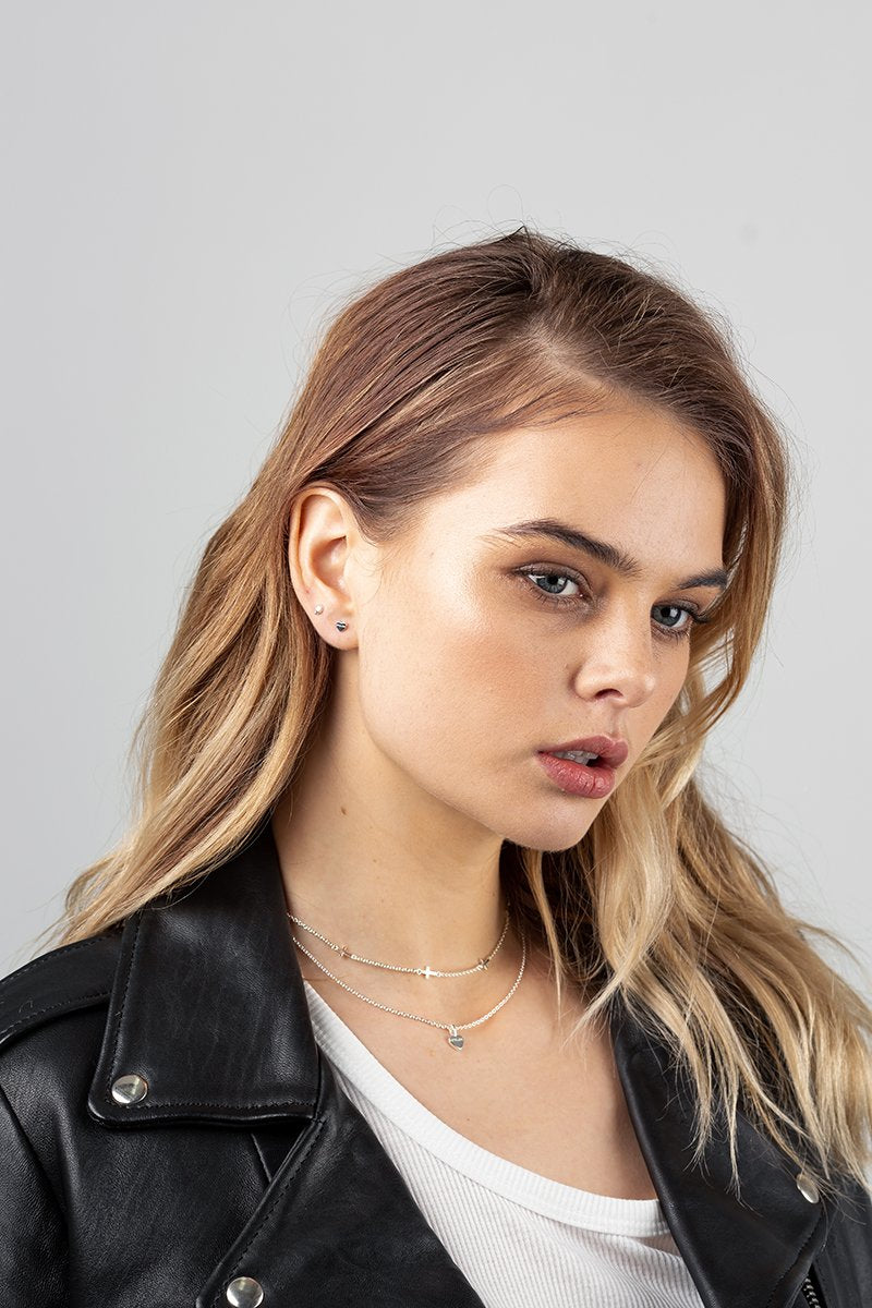 SGC // Tiny Stolen Heart Earrings