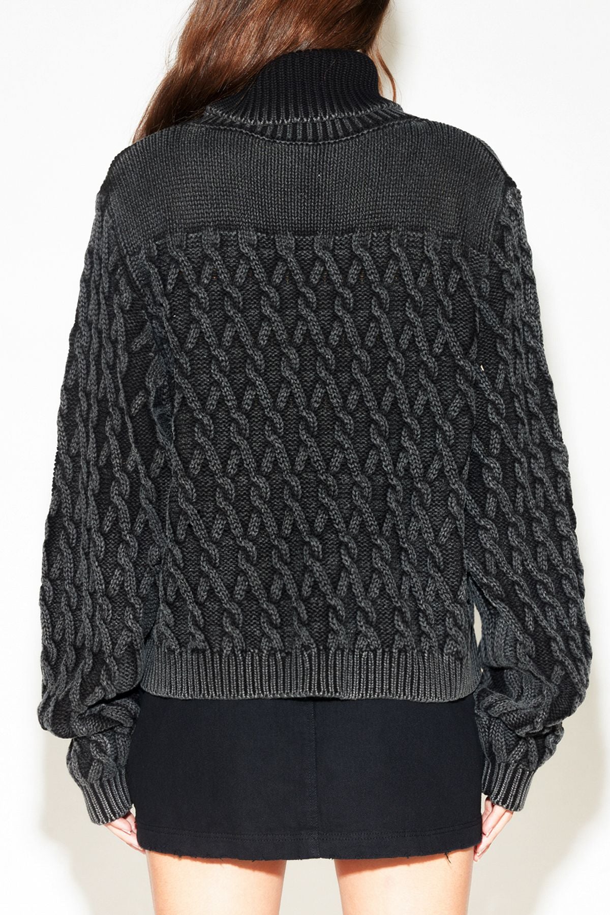 STOLEN GIRLFRIENDS CLUB // Nicht Trek Cable Crew AGED CHARCOAL