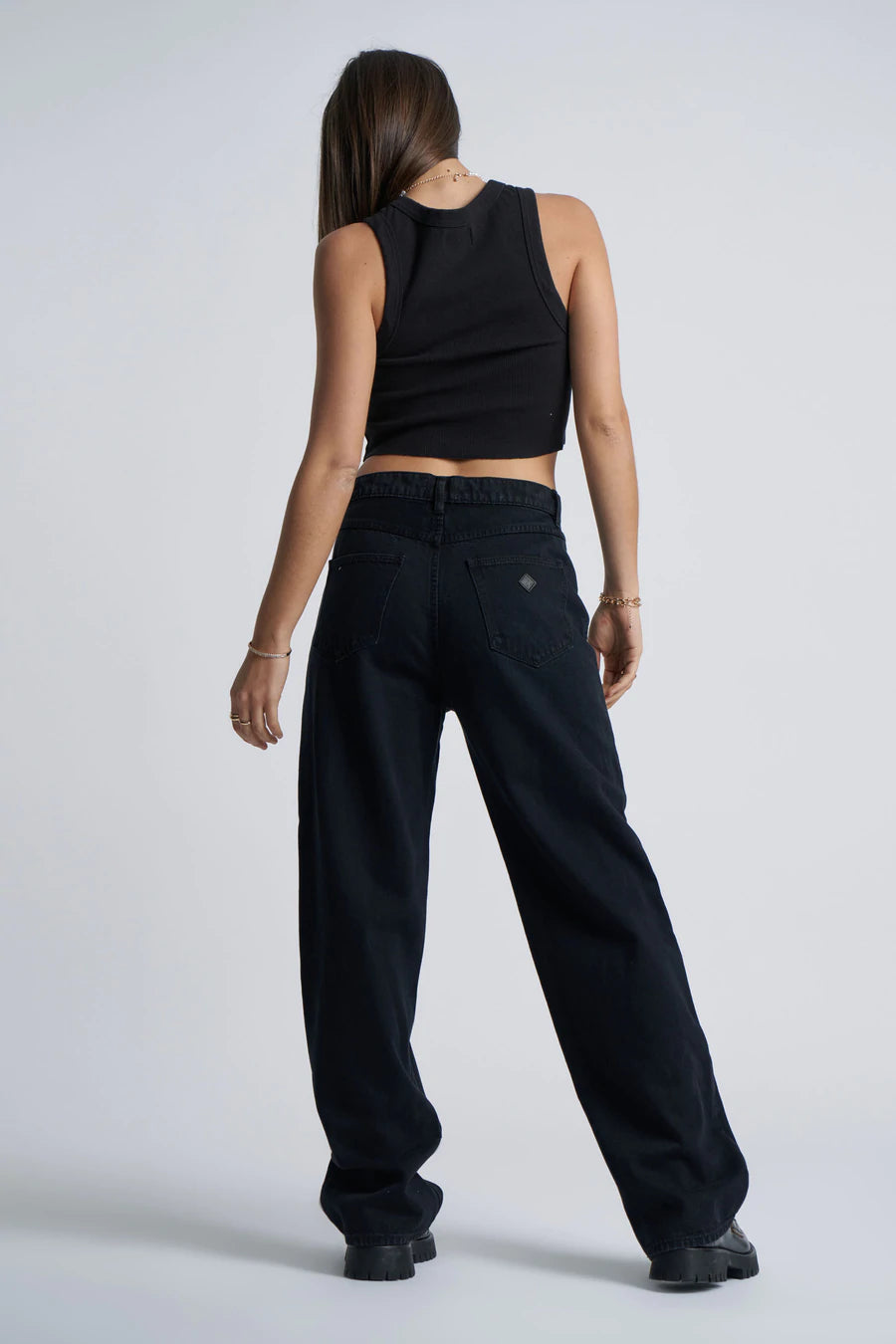 ABRAND // A Slouch Jean BLACK