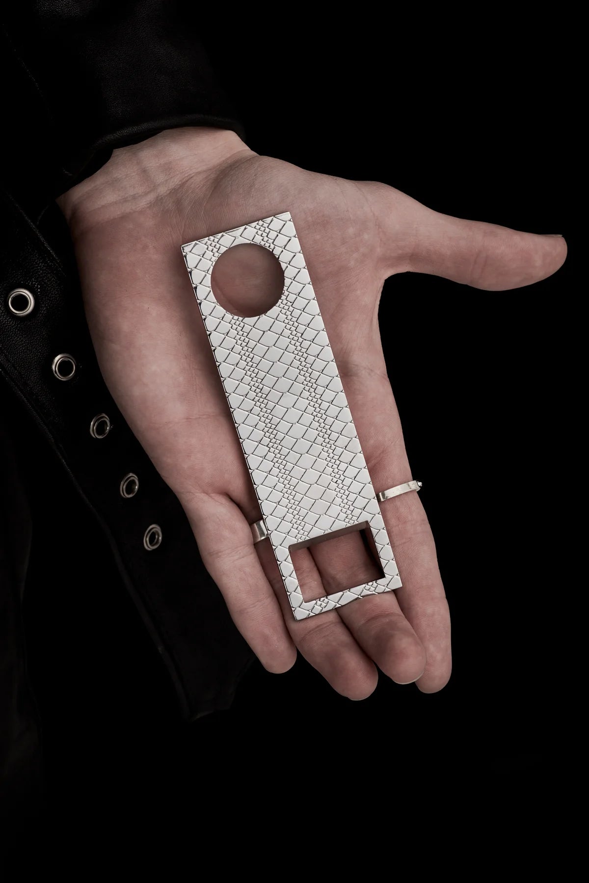 STOLEN GIRLFRIENDS CLUB // Snake Skin Bar Blade ZINC ALLOY