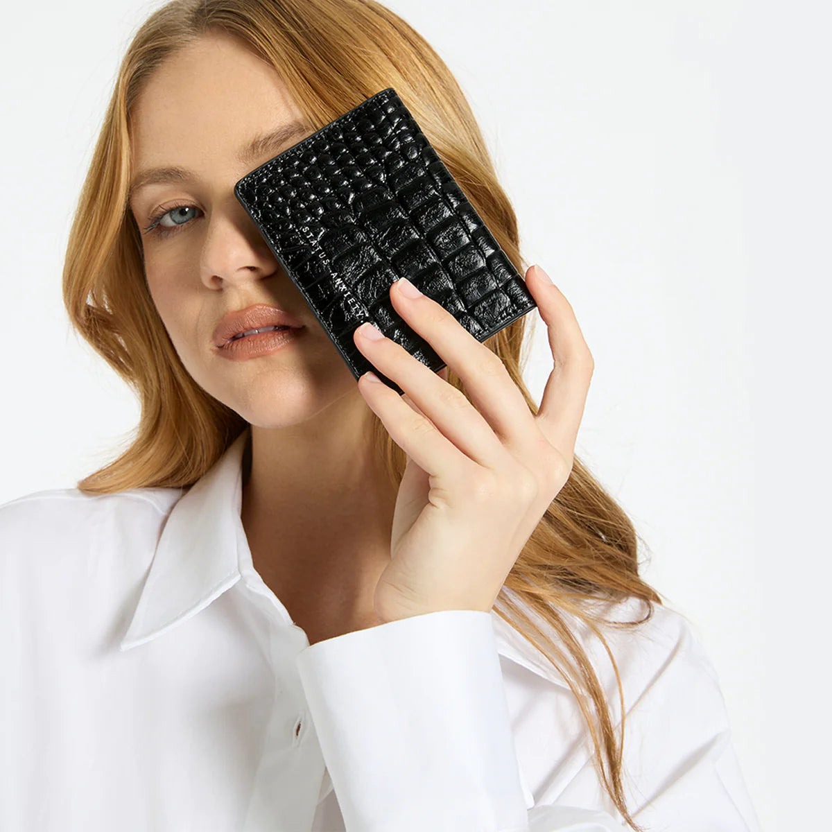 STATUS ANXIETY // Easy Does It BLACK CROC EMBOSS