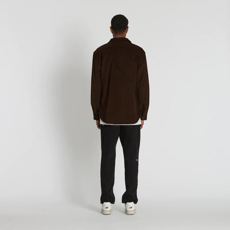 CRATE // Mason Cord Shirt BROWN
