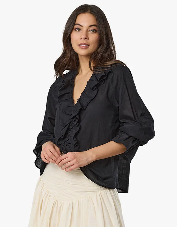 REMAIN // Vienna Blouse BLACK