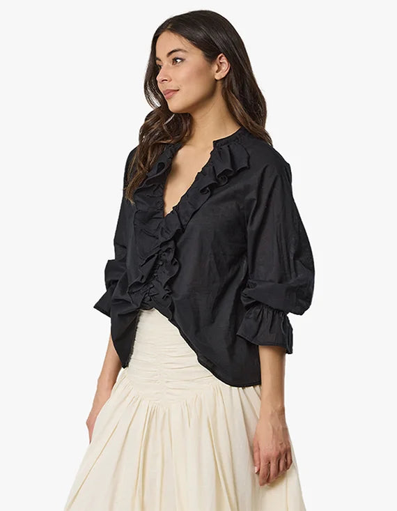 REMAIN // Vienna Blouse BLACK