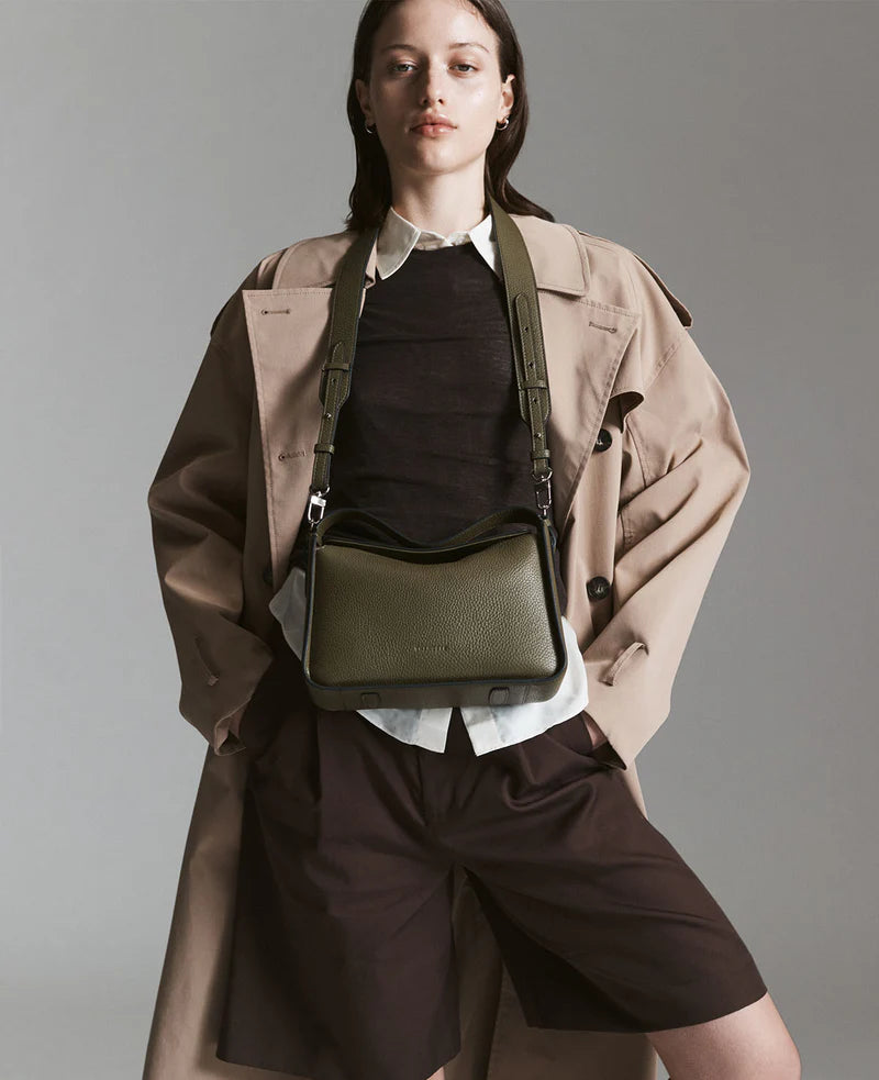 THE HORSE // Clementine Bag OLIVE PEBBLED
