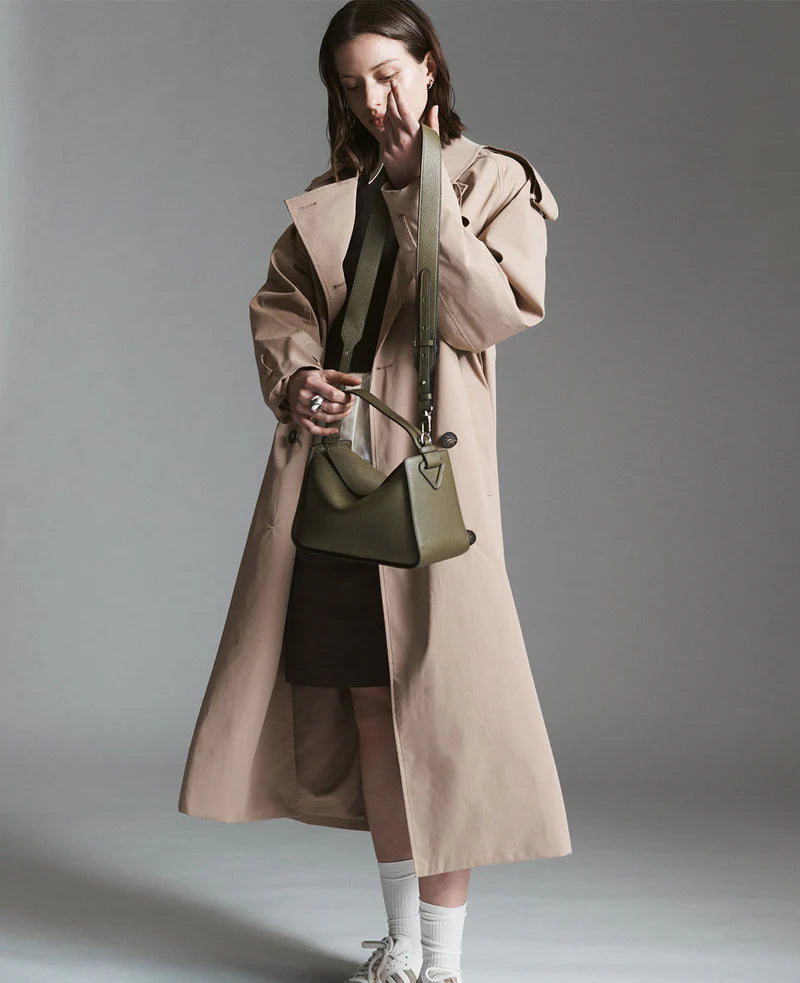 THE HORSE // Clementine Bag OLIVE PEBBLED