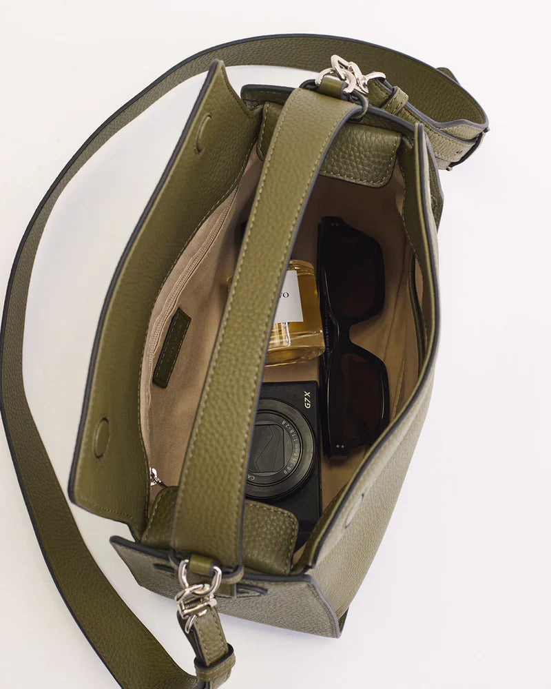 THE HORSE // Clementine Bag OLIVE PEBBLED