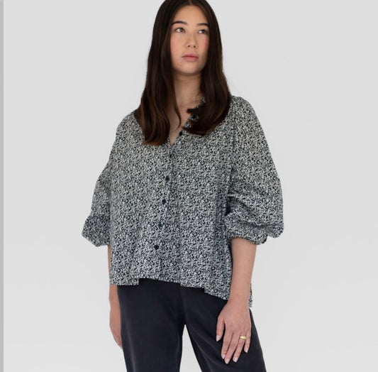 BEIGED // Cisco Shirt BLACK FLORAL