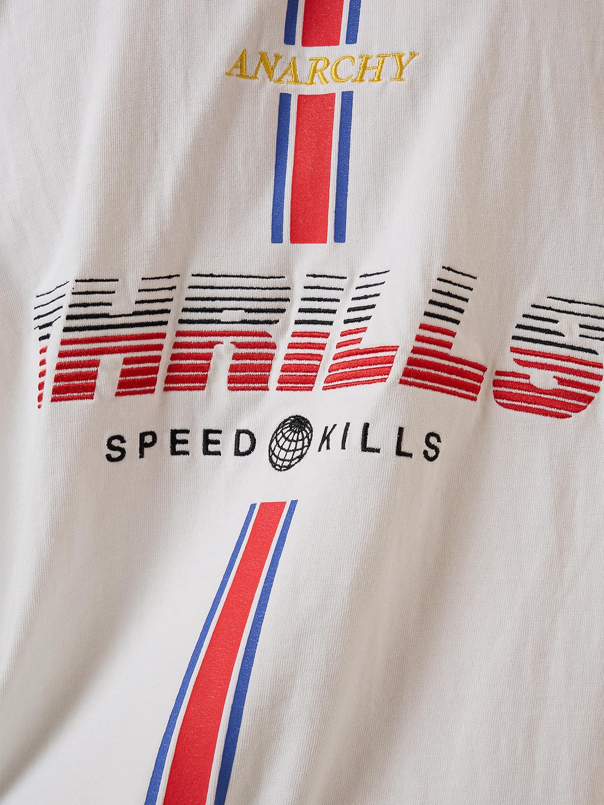 THRILLS // Anarchy In Paradise Box Fit OS Tee DIRTY WHITE