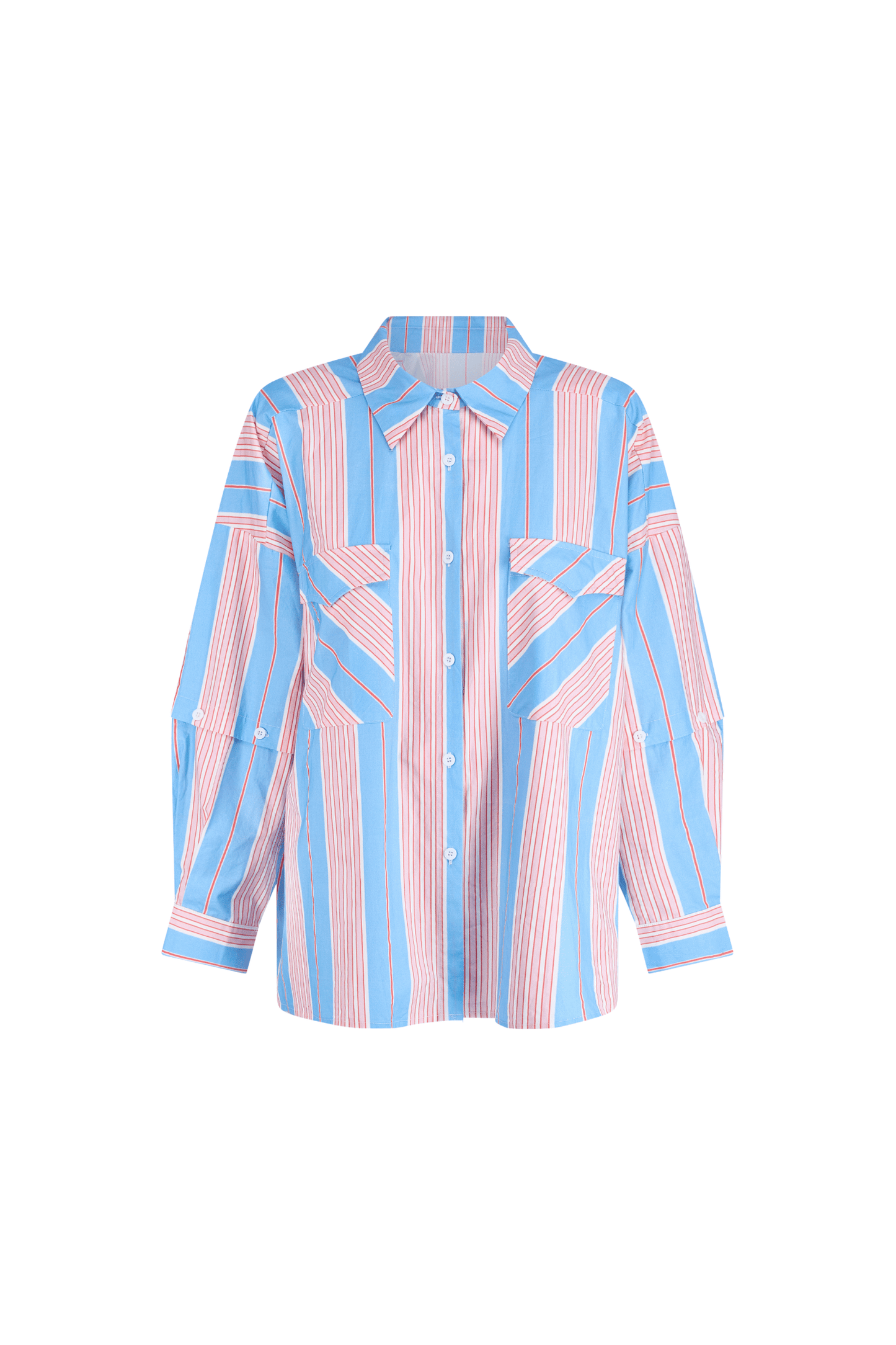 COMMONPLACE // Eastern Shirt BABY BLUE PINK